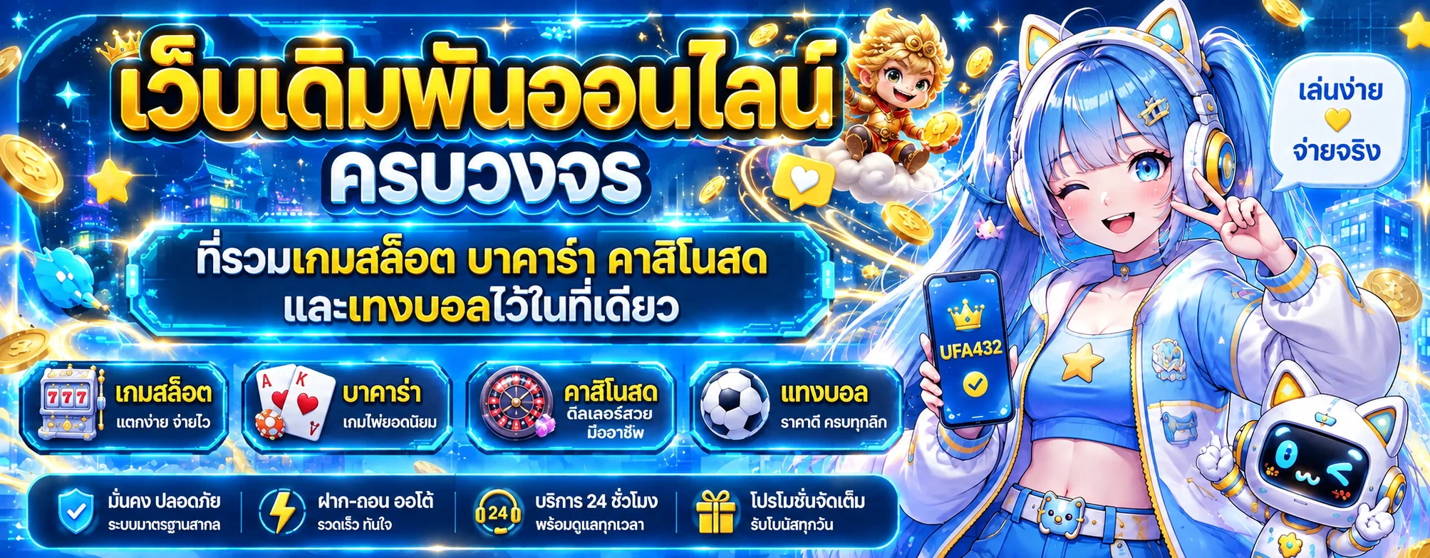 UFA432 ทางเข้า สมัครสมาชิก สล็อต คาสิโน และกีฬาออนไลน์